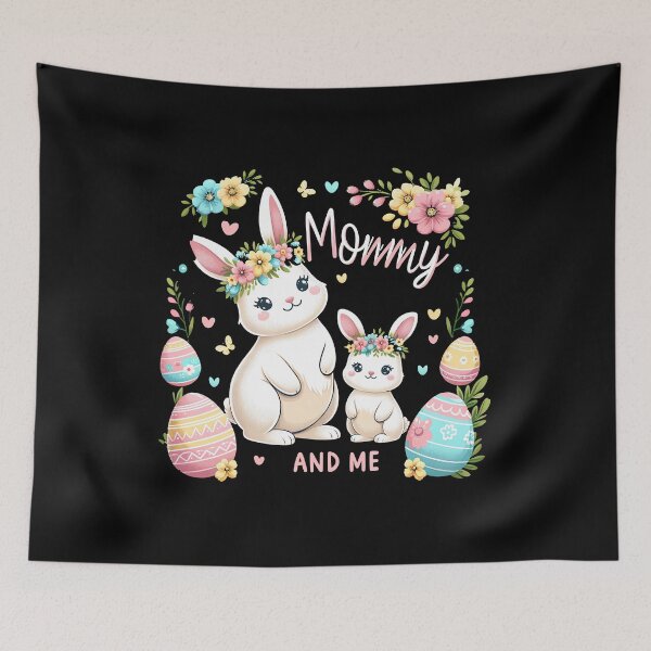 Item preview, Mommy and Me Bunny Rabbit Cute Easter T-Shirt designed and sold by MAPDDesigns.