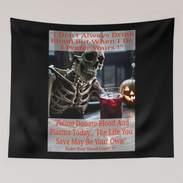 Item preview, Ghouls Delight: Donate Blood And Plasma Today designed and sold by Hall-O-Gram.