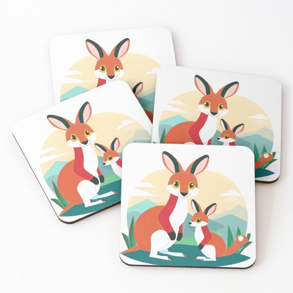 Item preview, Cute Kangaroos designed and sold by TetragramArt.
