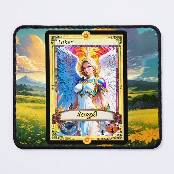 Item preview, Token Angel - Vibrant Armor - 4/4 Flying - 1st Edition designed and sold by Rogue Wizard.