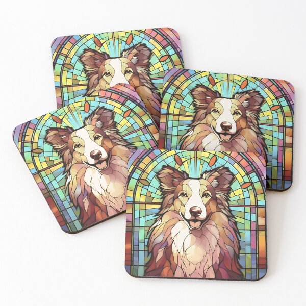 Item preview, Collie Stained Glass  designed and sold by TheAnimalZ00.