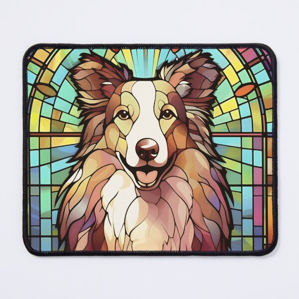 Item preview, Collie Stained Glass  designed and sold by TheAnimalZ00.
