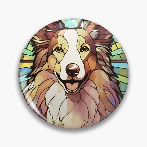 Item preview, Collie Stained Glass  designed and sold by TheAnimalZ00.