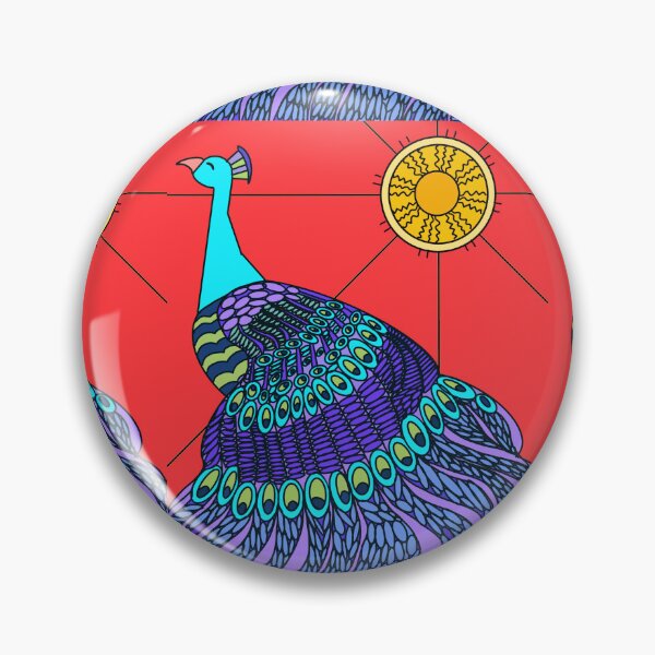 Item preview, Peacock Caliente  designed and sold by Hulabloom.