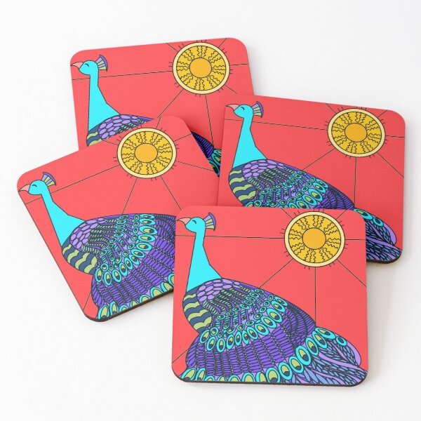 Item preview, Peacock Caliente  designed and sold by Hulabloom.