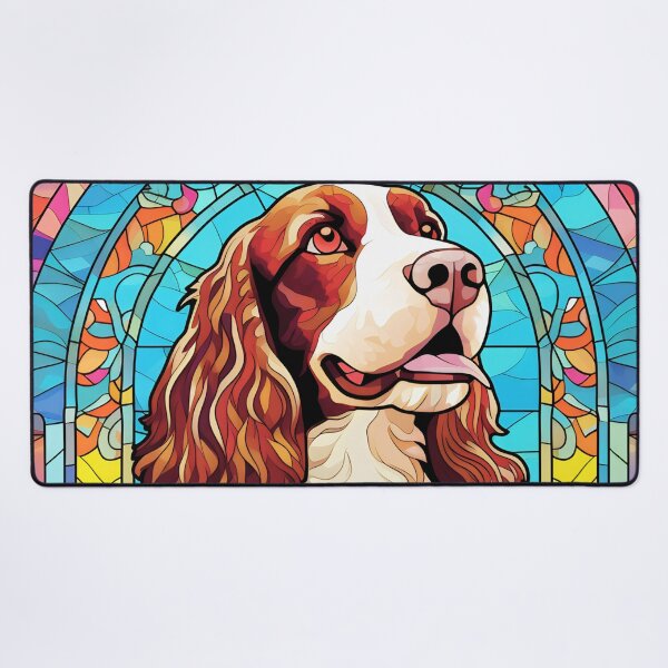 Item preview, English Springer Spaniel Stained Glass  designed and sold by TheAnimalZ00.