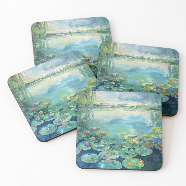 Item preview, Peaceful Water Lily Pond designed and sold by SallieIrma.