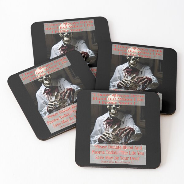 Item preview, Ghouls Delight: Donate Blood And Plasma Today designed and sold by Hall-O-Gram.