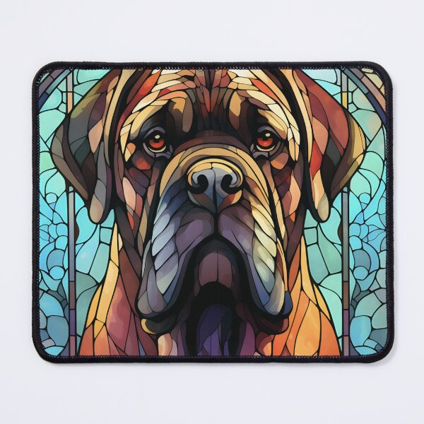 Item preview, English Mastiff Stained Glass  designed and sold by TheAnimalZ00.