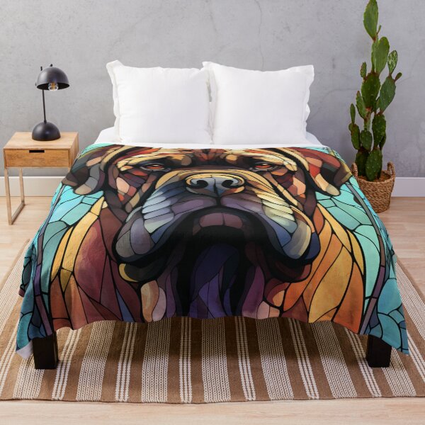 Item preview, English Mastiff Stained Glass designed and sold by TheAnimalZ00.