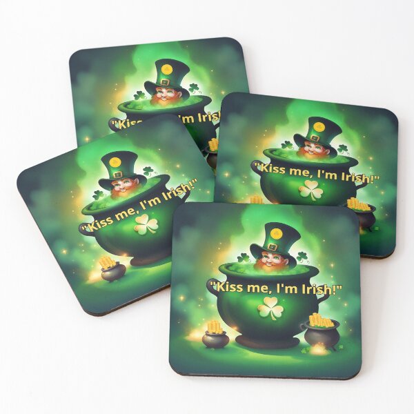 Item preview, Saint Patrick Leprechaun kiss me I'm Irish designed and sold by Astralia.