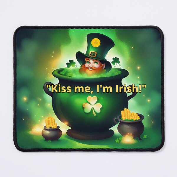 Item preview, Saint Patrick Leprechaun kiss me I'm Irish designed and sold by Astralia.