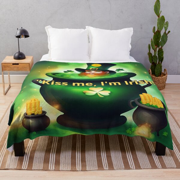 Item preview, Saint Patrick Leprechaun kiss me I'm Irish designed and sold by Astralia.