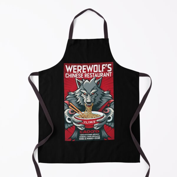 Item preview, Werewolf's Chinese Restaurant - Design 3 designed and sold by JoeNeckbone's Hangout.