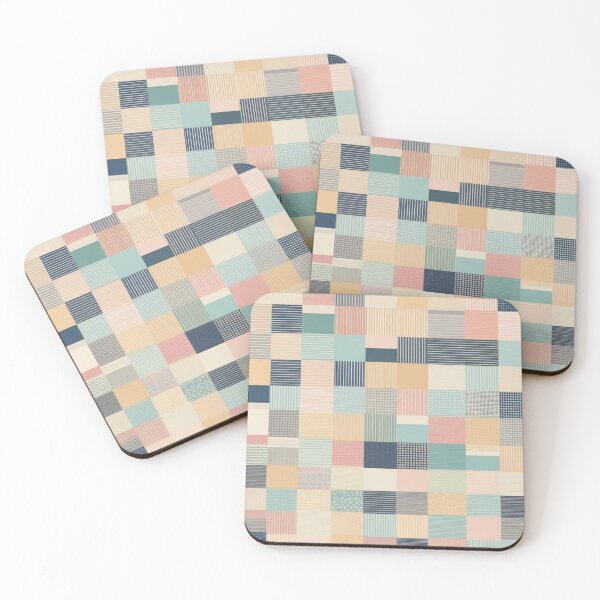 Item preview, block with point linier pattern lite pastel tone designed and sold by JangmiHorang.
