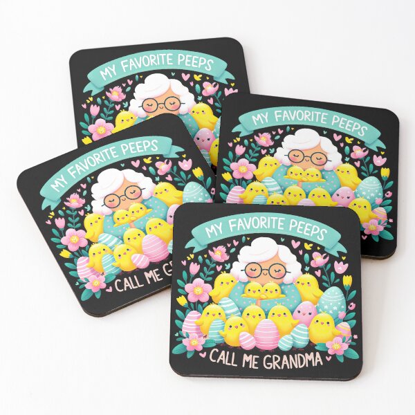 Item preview, Funny Grandma My Favorite Peeps call me grandma Easter Day Teacher T-Shirt designed and sold by MAPDDesigns.