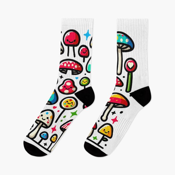 Item preview, Merry Mushrooms: A Joyful Sporeland Adventure, A set of mushrooms with different type of design designed and sold by FEBRICAST.