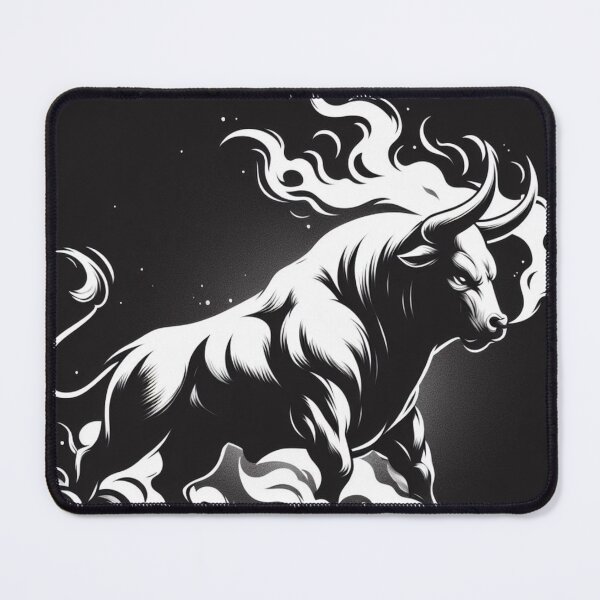 Item preview, Fire Bull Silhoutte, Wild Animals, Animal Silhoutte designed and sold by SnuggleSafari.