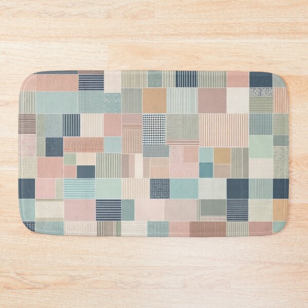 Item preview, block cross point linier pattern lite pastel tone designed and sold by JangmiHorang.