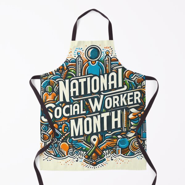 Item preview, National Social Worker Month, typography designed and sold by maxmaj.