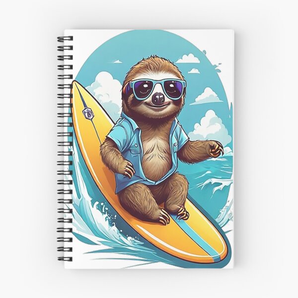 Item preview, Surfing Sloth designed and sold by likbatonboot.