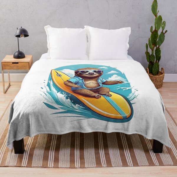 Item preview, Surfing Sloth designed and sold by likbatonboot.