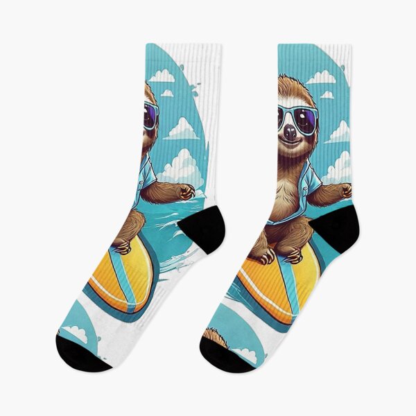 Item preview, Surfing Sloth designed and sold by likbatonboot.