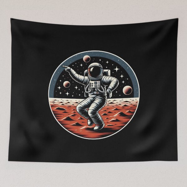 Item preview, Moonwalk Dance Astronaut designed and sold by Quirky Shirts.