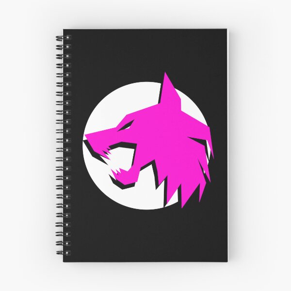 Item preview, Pink Wolf in the white full Moon designed and sold by the Zarock Shop.
