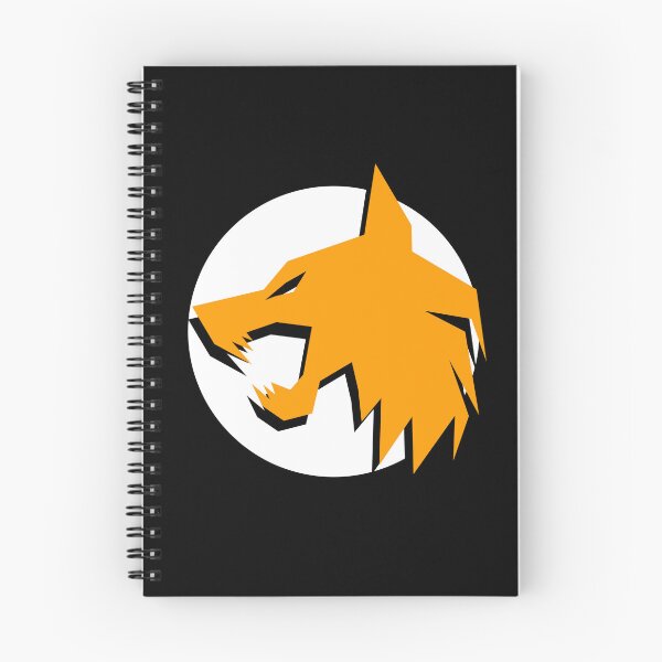 Item preview, Orange Wolf in the white full Moon designed and sold by the Zarock Shop.