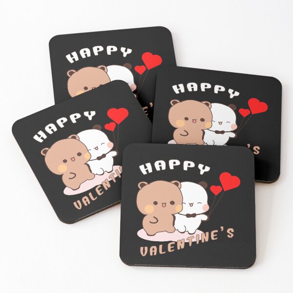 Item preview, Bubu & Dudu's Valentine Delight - Adorable Bear Couple Love Tee designed and sold by FEBRICAST.