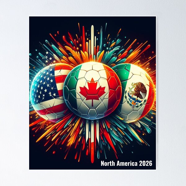 Artikel-Vorschau von Weltmeisterschaft 2026. Nordamerika-Fußball, designt und verkauft von swiftbinaries.