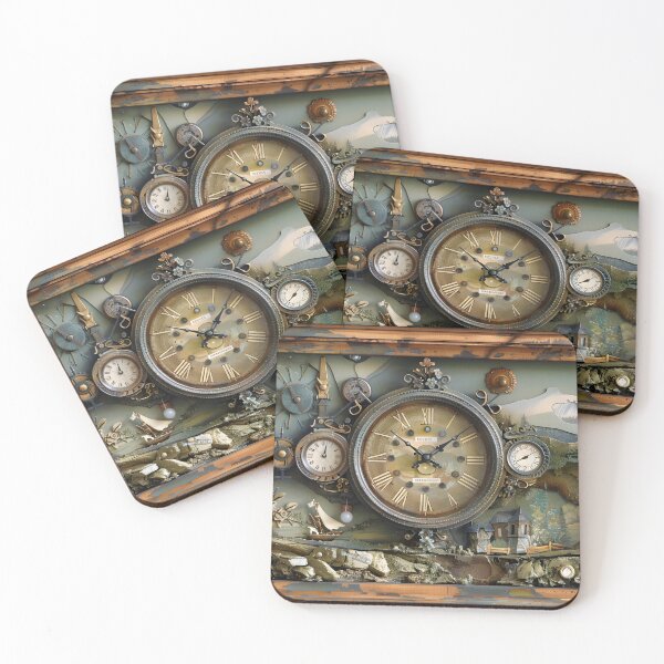Item preview, natural clock designed and sold by WitoonShop.
