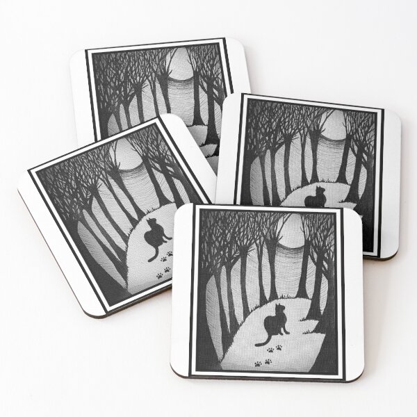 Item preview, Cat Under the Moon designed and sold by PaniaBrown.