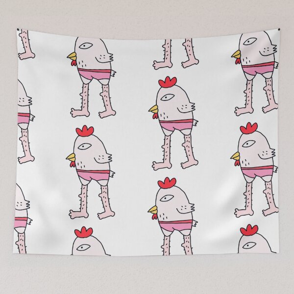 Item preview, Chicken in pants with beautiful human legs  designed and sold by Dailykindness.