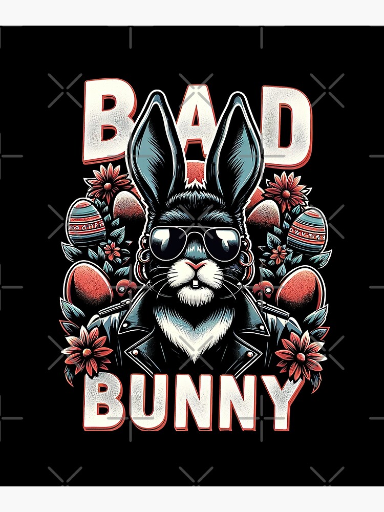 Bad Bunny Custom T Shirt, Cute And Funny Bunny Easter Bunny Bad Bunny Custom T Shirt, Cute And Funny Bunny Easter Bunny