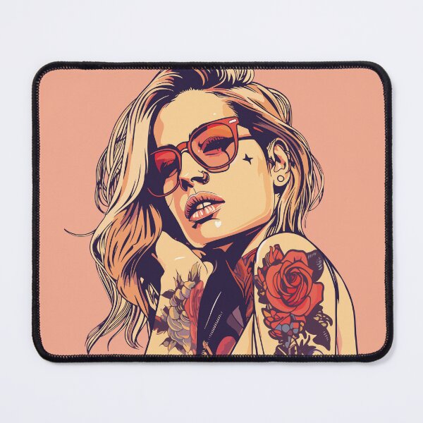 Item preview, The dreamy tattoo girl designed and sold by Ursule-art.
