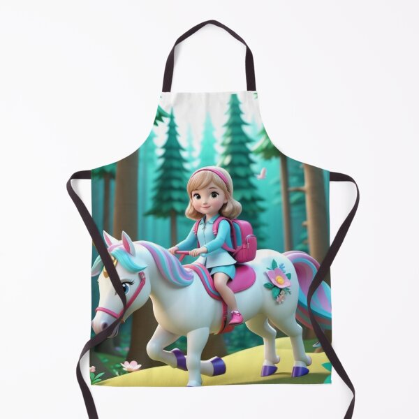 Item preview, Shanae Riding a Unicorn designed and sold by ArtsyTeegee.