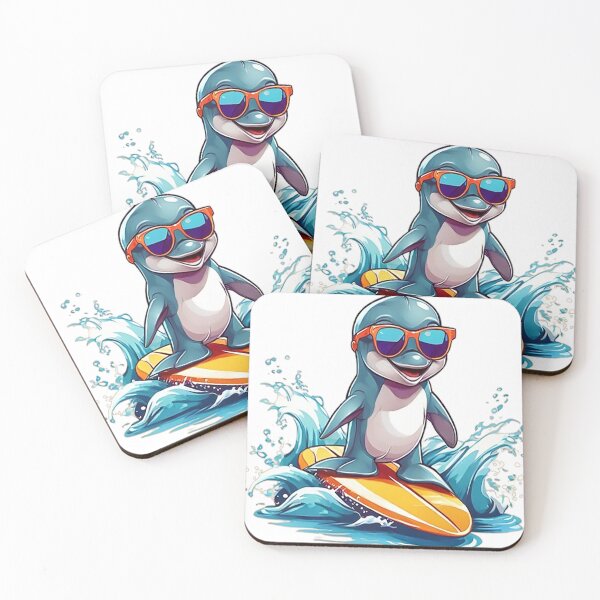 Item preview, Surfing Dolphin designed and sold by likbatonboot.