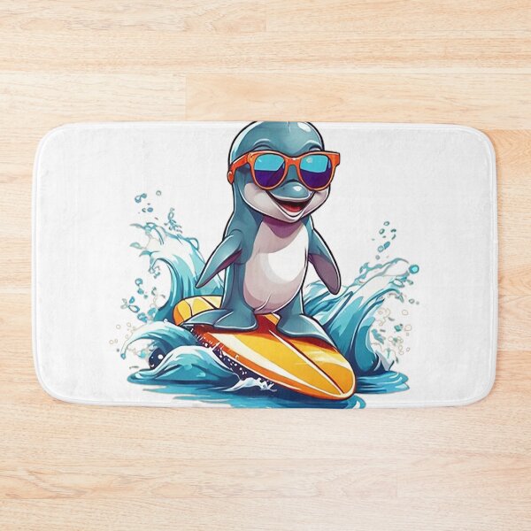 Item preview, Surfing Dolphin designed and sold by likbatonboot.