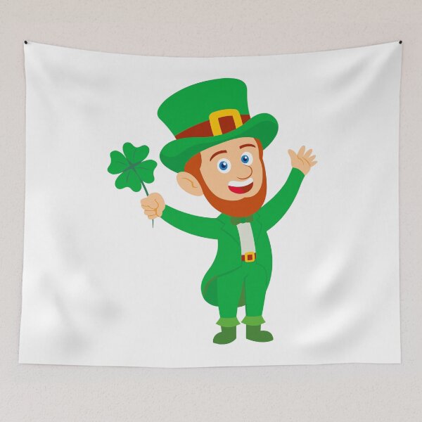 Item preview, Cheerful Leprechaun Buddy: Bringing Irish Cheer and Clover Wishes designed and sold by FebricFusion.