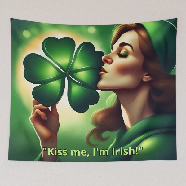 Item preview, Saint Patrick festival kiss me I'm Irish designed and sold by Astralia.