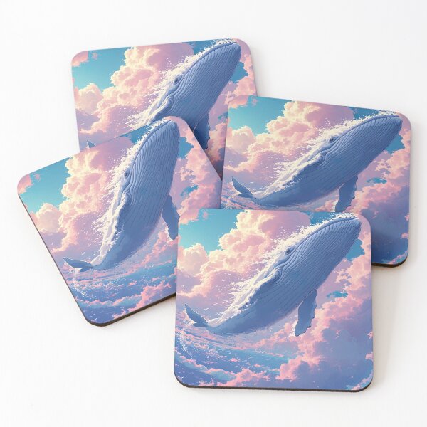 Item preview, flying whale  designed and sold by ururuty.