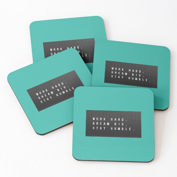 Item preview, Flipboard Typography 'Work hard, dream big, stay humble.' designed and sold by trepiu.