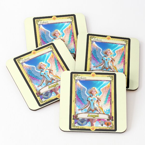 Item preview, Token Angel - Colorful Wings - 4/4 Flying - 1st Edition designed and sold by Rogue Wizard.