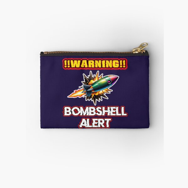 Item preview, Warning Bombshell Alert Logo designed and sold by TheArtOfPat.