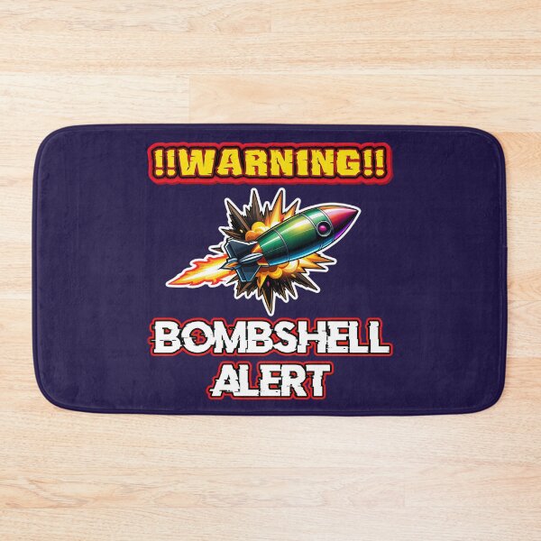 Item preview, Warning Bombshell Alert Logo designed and sold by TheArtOfPat.