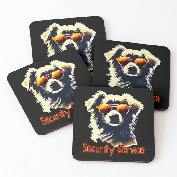 Item preview, Portrait of a Guard Dog in Sunglasses designed and sold by VikArtStudio.