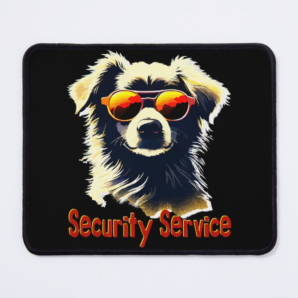 Item preview, Portrait of a Guard Dog in Sunglasses designed and sold by VikArtStudio.