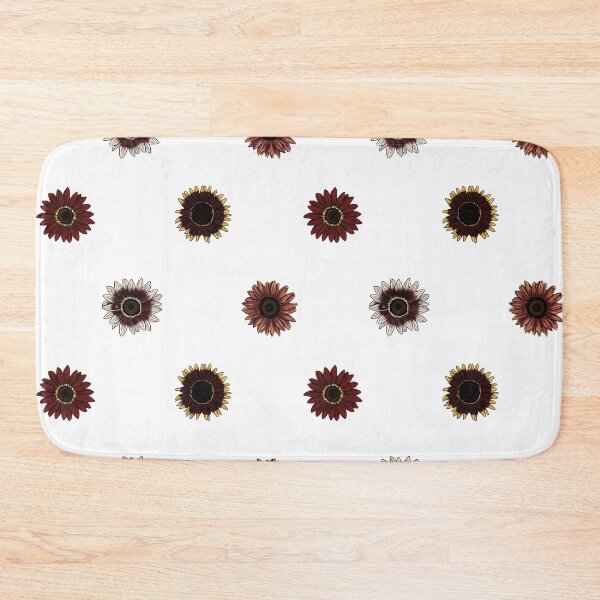 Item preview, Burgundy Autumn Sunflower Pack Set designed and sold by Moon Dog Art.